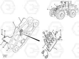 92646 Distribution block, B4. L90C, Volvo Construction Equipment