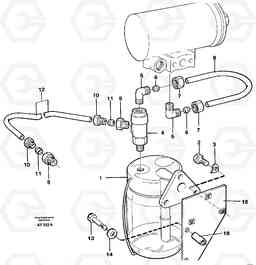 94765 Anti-freeze reservoir L90C, Volvo Construction Equipment