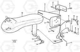 99615 Cdc-steering, armrest, mounting. L90C, Volvo Construction Equipment