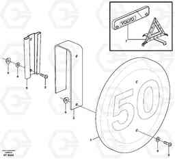 92039 50 km/h Sign L90C, Volvo Construction Equipment