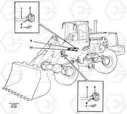 98717 Attachment locking. L90C, Volvo Construction Equipment