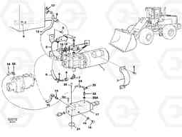 99438 Secondary steering system. L90C, Volvo Construction Equipment