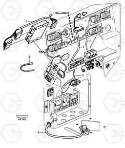 96606 Electrical distribut.unit and cable harness L90C, Volvo Construction Equipment