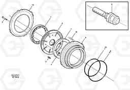 102527 Multi-disc brake, front L90C, Volvo Construction Equipment