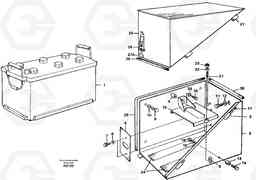 81873 Battery box with fitting parts L150C S/N 2768-SWE, 60701-USA, Volvo Construction Equipment