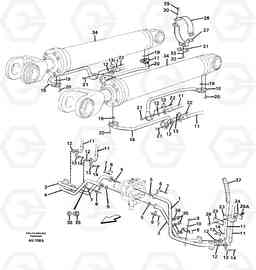 48377 Hydraulic system, lift function L150C S/N 2768-SWE, 60701-USA, Volvo Construction Equipment