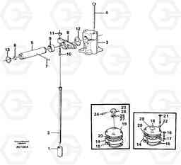 23563 Valve mechanism L150C S/N 2768-SWE, 60701-USA, Volvo Construction Equipment