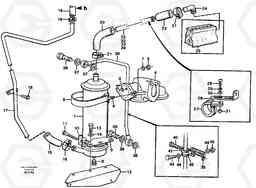 73624 Oil cooler with hoses L150C S/N 2768-SWE, 60701-USA, Volvo Construction Equipment