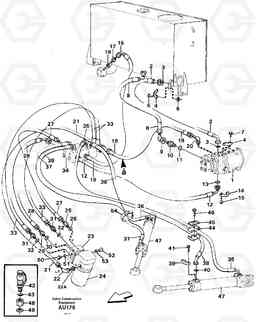 98992 Steering system L150C S/N 2768-SWE, 60701-USA, Volvo Construction Equipment