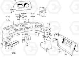 86861 Instrument panel L150C S/N 2768-SWE, 60701-USA, Volvo Construction Equipment