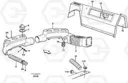 47160 Air ducts L150C S/N 2768-SWE, 60701-USA, Volvo Construction Equipment