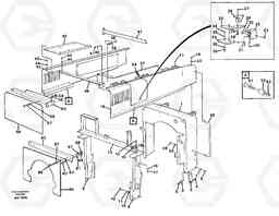 92233 Engine hood L150C S/N 2768-SWE, 60701-USA, Volvo Construction Equipment