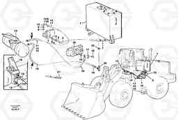 632 Brake hoses, tank - pump - footbrake valve L150C S/N 2768-SWE, 60701-USA, Volvo Construction Equipment