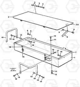 85091 Tool box L150C S/N 2768-SWE, 60701-USA, Volvo Construction Equipment