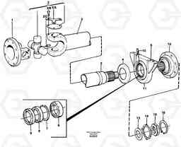 10391 Propeller shaft L150C S/N 2768-SWE, 60701-USA, Volvo Construction Equipment