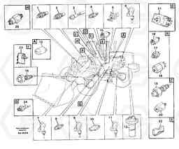 85526 Sensor L150C S/N 2768-SWE, 60701-USA, Volvo Construction Equipment