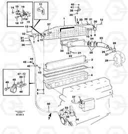 82752 Intercooler. L150C S/N 2768-SWE, 60701-USA, Volvo Construction Equipment