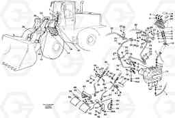 60438 Hydraulic system, 3:rd function. L150C S/N 2768-SWE, 60701-USA, Volvo Construction Equipment