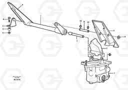 82353 Double brake pedals. L150C S/N 2768-SWE, 60701-USA, Volvo Construction Equipment