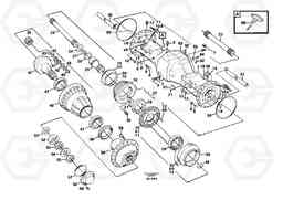 89148 Planet shaft, front L150C S/N 2768-SWE, 60701-USA, Volvo Construction Equipment