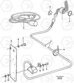 18740 Engine heater L150C S/N 2768-SWE, 60701-USA, Volvo Construction Equipment