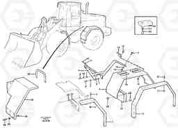 84519 Extended fender. L150C S/N 2768-SWE, 60701-USA, Volvo Construction Equipment