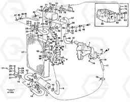 26917 Cooling system. L150C S/N 2768-SWE, 60701-USA, Volvo Construction Equipment
