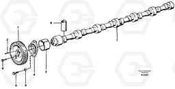 52801 Camshaft L150C S/N 2768-SWE, 60701-USA, Volvo Construction Equipment