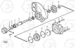 10153 Water pump. L150C S/N 2768-SWE, 60701-USA, Volvo Construction Equipment