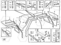 20570 Swing out rear mudguards. L150C S/N 2768-SWE, 60701-USA, Volvo Construction Equipment