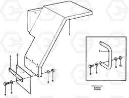 31934 Small rear fender. L150C S/N 2768-SWE, 60701-USA, Volvo Construction Equipment