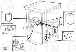 17031 Cable harnesses, cab L150C S/N 2768-SWE, 60701-USA, Volvo Construction Equipment