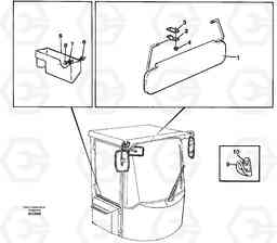 21304 Interior components L150C S/N 2768-SWE, 60701-USA, Volvo Construction Equipment