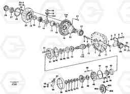 60485 Final drive, rear L150C S/N 2768-SWE, 60701-USA, Volvo Construction Equipment