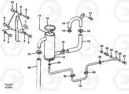 18723 Crankcase ventilation. L150C S/N 2768-SWE, 60701-USA, Volvo Construction Equipment