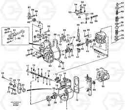 60436 Centrifugal governor. L150C S/N 2768-SWE, 60701-USA, Volvo Construction Equipment