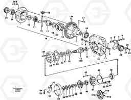 6794 Final drive, rear L150C S/N 2768-SWE, 60701-USA, Volvo Construction Equipment