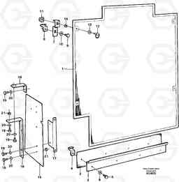 24406 Dust cover. L150C S/N 2768-SWE, 60701-USA, Volvo Construction Equipment