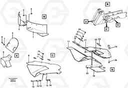 64950 Protecting plates. L150C S/N 2768-SWE, 60701-USA, Volvo Construction Equipment
