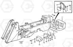 25395 Rear hitch and counterweight L150C S/N 2768-SWE, 60701-USA, Volvo Construction Equipment