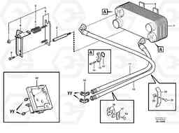 48370 Oil cooler. L150C S/N 2768-SWE, 60701-USA, Volvo Construction Equipment