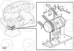 22032 Air compressor with fitting parts. L150C S/N 2768-SWE, 60701-USA, Volvo Construction Equipment