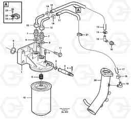 85081 Coolant filter. L150C S/N 2768-SWE, 60701-USA, Volvo Construction Equipment