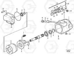 24272 Hydraulic pump L150C S/N 2768-SWE, 60701-USA, Volvo Construction Equipment