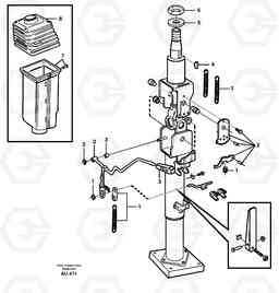 41241 Adjustable steering wheel. L150C S/N 2768-SWE, 60701-USA, Volvo Construction Equipment
