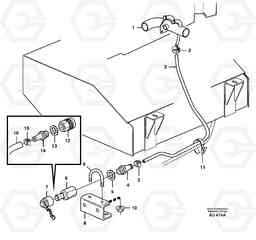 83507 Coolant drainage L150C S/N 2768-SWE, 60701-USA, Volvo Construction Equipment