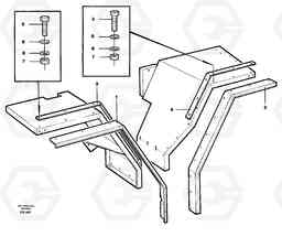 33519 Wider mudguards, front and rear. L150C S/N 2768-SWE, 60701-USA, Volvo Construction Equipment