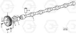 52830 Camshaft L180C S/N 2533-SWE, 60465-USA, Volvo Construction Equipment