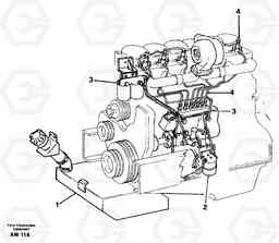 20750 Fuel system L180C S/N 2533-SWE, 60465-USA, Volvo Construction Equipment