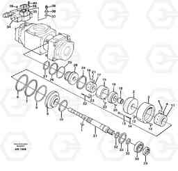 53893 Hydraulic pump L180C S/N 2533-SWE, 60465-USA, Volvo Construction Equipment